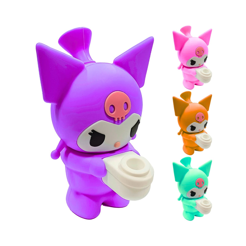 MINI BONG DE SILICONE KUROMI (HELLO KITTY)