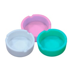 CINZEIRO DE SILICONE FLUORESCENTE PEQUENO (REDONDO)