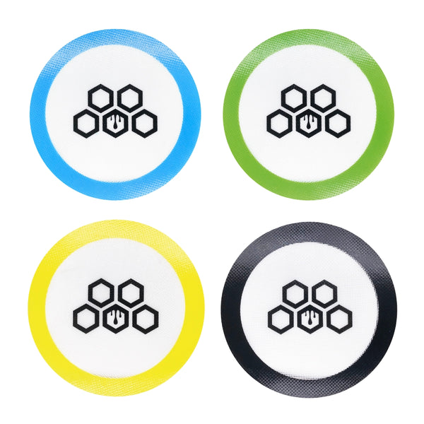 TAPETE DE SILICONE REDONDO MÉDIO 20cm (OIL PAD) - CULTURA DAB