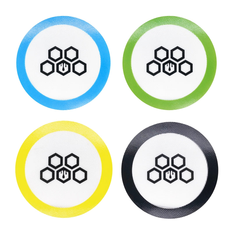 TAPETE DE SILICONE REDONDO MÉDIO 20cm (OIL PAD) - CULTURA DAB