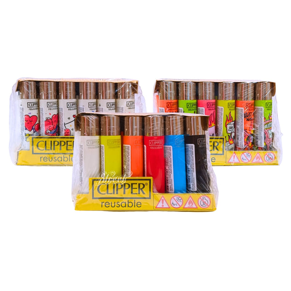 DISPLAY ISQUEIRO CLIPPER C/ 24 UND RECARREGÁVEL