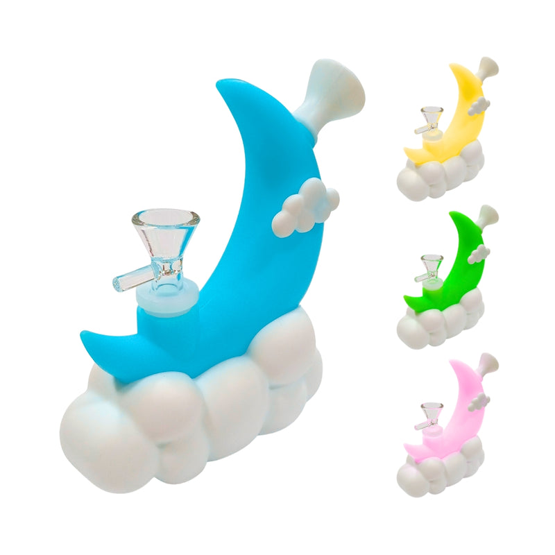 MINI BONG DE SILICONE LUA