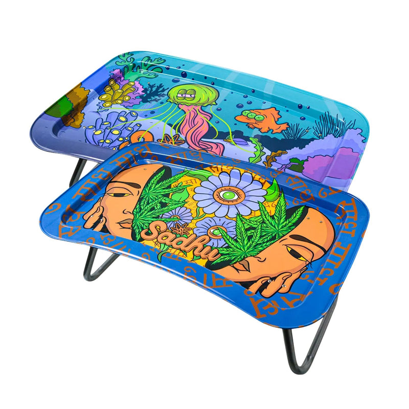 BANDEJA METAL SADHU C/PES DE APOIO