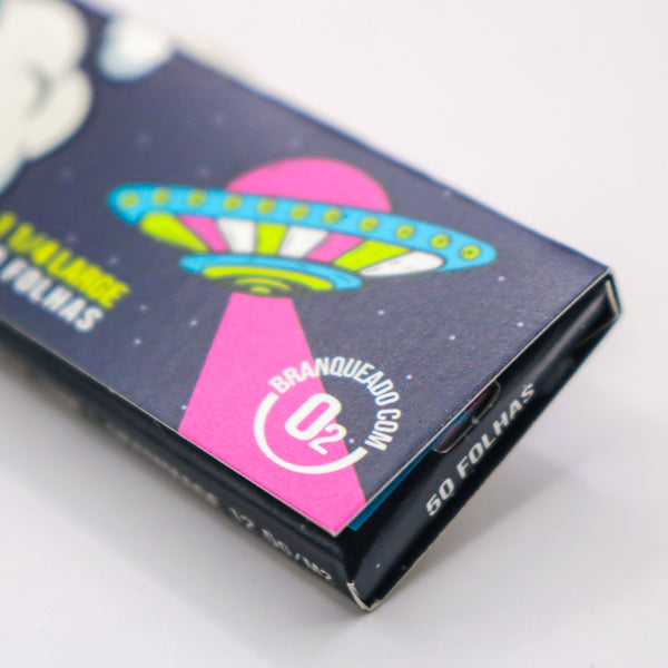 O2 SEDAS WHITE 11/4 LARGE C/25 LIVRETOS