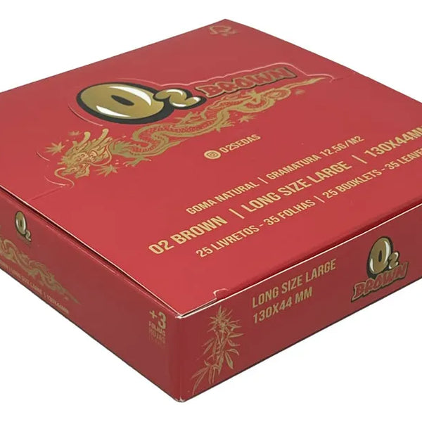 O2 SEDAS BROWN LONG SIZE LARGE C/25