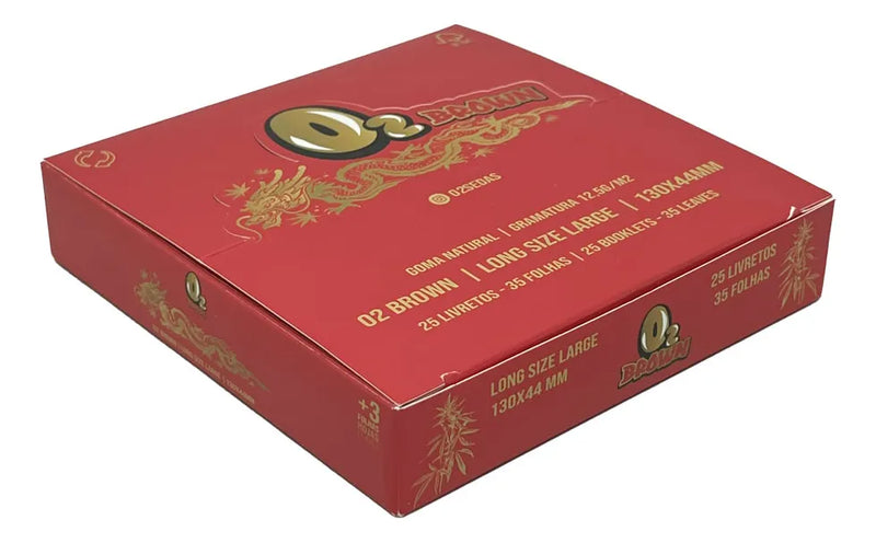 O2 SEDAS BROWN LONG SIZE LARGE C/25