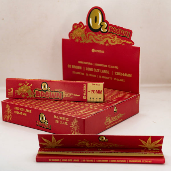 O2 SEDAS BROWN LONG SIZE LARGE C/25