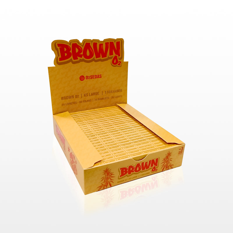 O2 SEDAS BROWN KS LARGE C/25