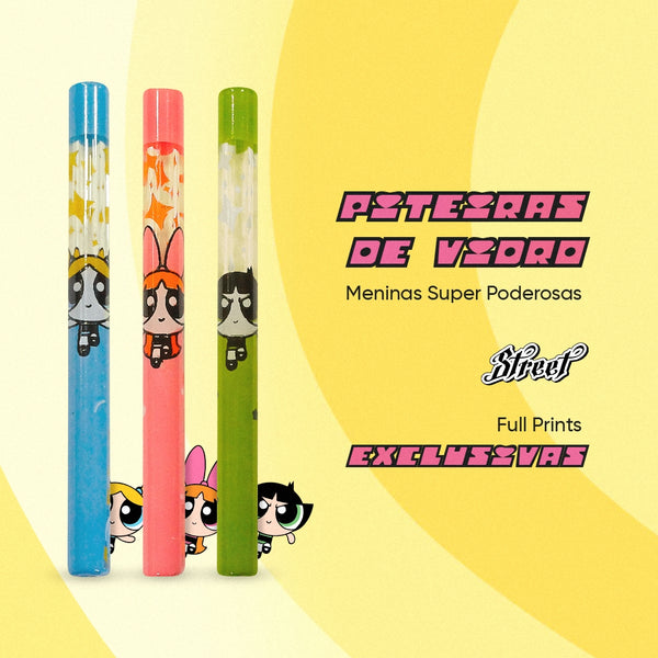 PITEIRA DE VIDRO FULL PRINT (MENINAS SUPER PODEROSAS)