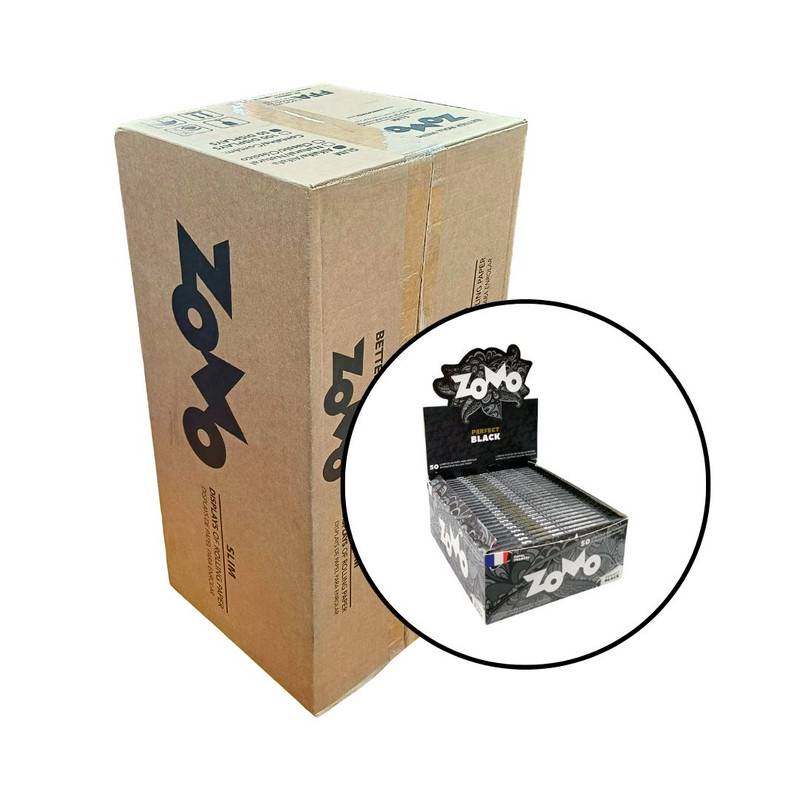 [CAIXA MASTER] SEDA PERFECT BLACK C/ 50 UND (50 DISPLAYS / 2500 LIVRETOS) - ZOMO