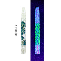 PITEIRA DE VIDRO WIG WAG BALA NEON