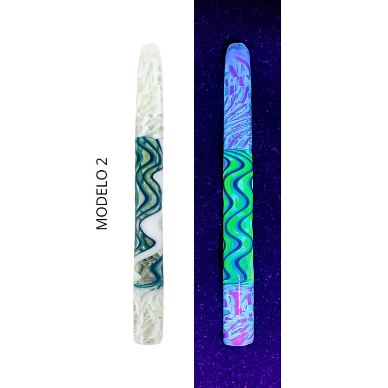 PITEIRA DE VIDRO WIG WAG BALA NEON